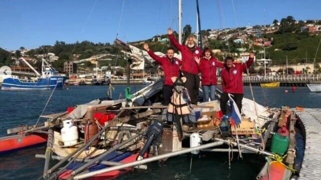 Ukrainian Mariners Rescue Russian Sailing Vessel in the Pacific