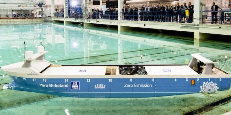 yara birkeland autonomous ship