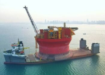 Shell's 34,000t North Sea-bound Penguins FPSO Leaves Chinese Shipyard