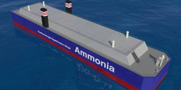 AiP for Ammonia Floating Storage and Regasification Barge (A-FSRB)