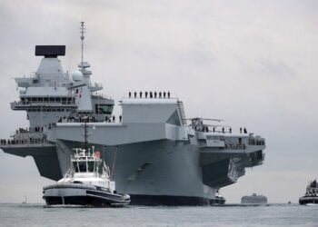 PHOTOS: UK’s Biggest Warship HMS Queen Elizabeth Sails Into Portsmouth