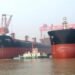 Bulker under construction at Yangzijiang Shipbuilding in China