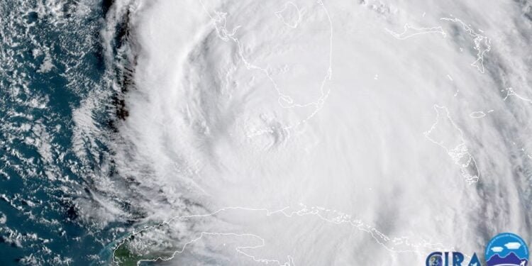 hurricane irma landfall satellite