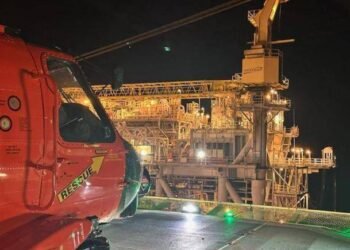 Coast Guard Helicopter Airlifts Injured Worker from BP's Atlantis Platform