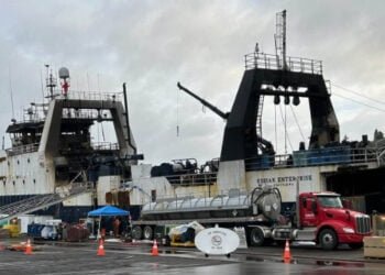 Kodiak Enterprise Dewatered and Defueled, But Ship's Fate Undecided