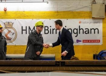 BAE Systems Begins Building UK's New Frigate in Scotland