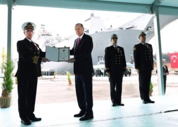 Turkey Launches Its First Amphibious Assault Ship