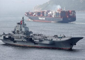 China's aircraft carrier Liaoning sails into Hong Kong