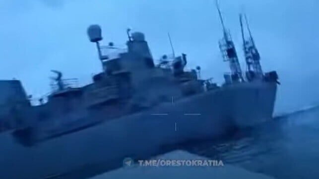 New Videos Add Complexity to Claims of Drone Attack on Russian Warship