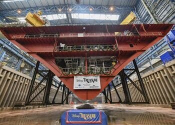 Meyer Werft Lays Keel for Cruise Ship Disney Treasure