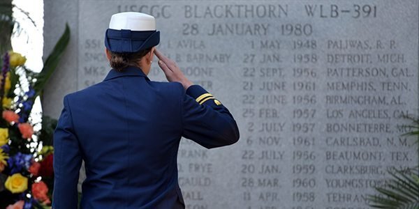 U.S. Coast Guard file photo of the Cutter Blackthorn Memorial.