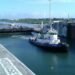 Ship Photos of the Day-- First Tug as well as Barge Through Panama Canal's Larger Locks Ship Photos of the Day – First Tug and Barge Through Panama Canal’s Larger Locks