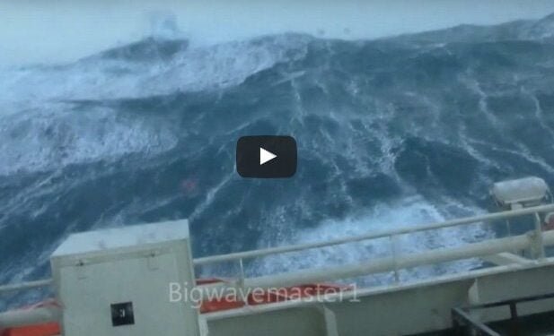 WATCH: Boxing Day Storm in North Sea