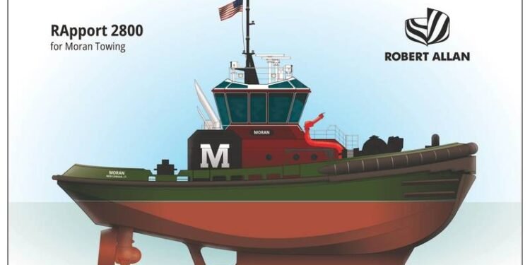 Moran Towing Orders Two More Tugs from Master Boat Builders