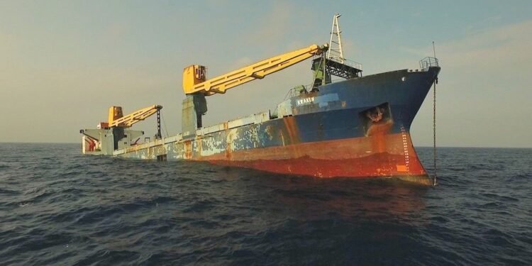 cargo ship kraken scuttled