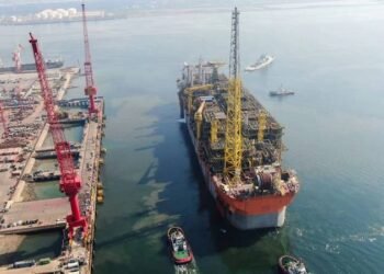 Brazil-bound FPSO Sepetiba Departs BOMESC Shipyard in China