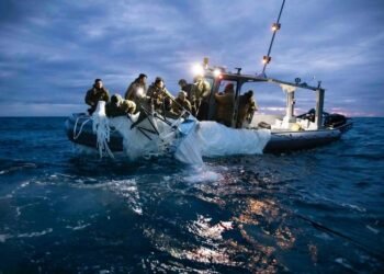 Photos: US Retrieves Suspected Chinese Spy Balloon Shot Down in the Atlantic