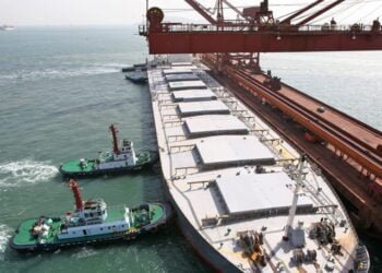 capesize bulk carrier iron ore terminal