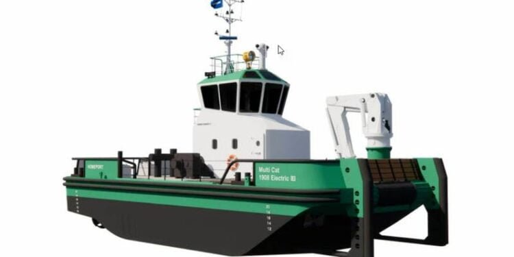 Damen Introduces Zero Emissions Workboat