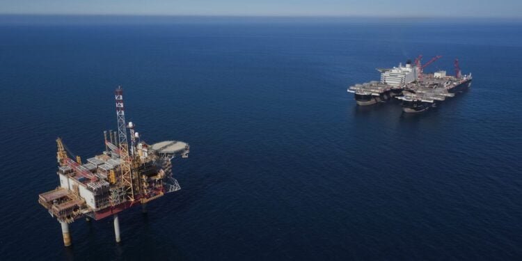 Allseas Pioneering Spirit Approaches Platform For First Oil Rig Decommissioning Job