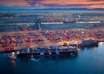 msc ship at long beach port