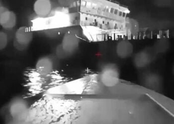 Ukraine Damages Sanctioned Russian Tanker in Drone Boat Attack