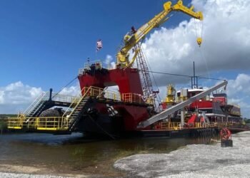 Mike Hooks Christens New Dredge