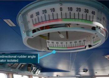 Interim Report Describes Grounding After Failure of Rudder Angle Indicators