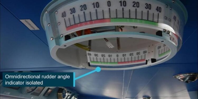 Interim Report Describes Grounding After Failure of Rudder Angle Indicators