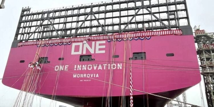 ONE Takes Delivery of its First 24,000-TEU Ship