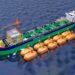 Rendering of floating carbon storage and injection unit (FCSIU)