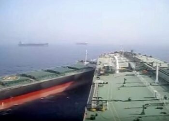 WATCH: VLCC and Bulk Carrier in Near Miss (Actually They Hit But Could Have Been Way Worse)