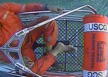 U.S. Coast Guard Rescues Seafarer Who Fell Overboard Without Lifejacket