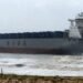 Cargo Ship Goes Aground as Typhoon Meranti Hits China