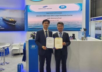 KR Grants AiP to SHI’s Ultra-Large Ammonia Carrier