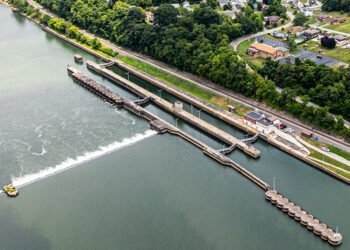 Monongahela River Locks and Dam 3