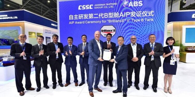 ABS Approves Jiangnan Shipyard’s BrilliancE II Containment System