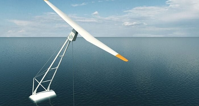 TouchWind floating wind concept