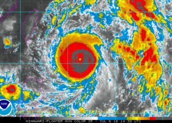 Super Typhoon Nepartak Heads Towards Taiwan
