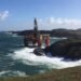 Salvage Team Preparing to Board Grounded Drilling Rig in Scotland