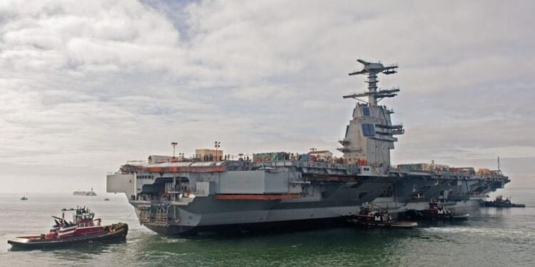 U.S. Navy’s $12.9 Billion Carrier Falls Further Behind Schedule