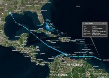 US Crude Export Caribbean Map