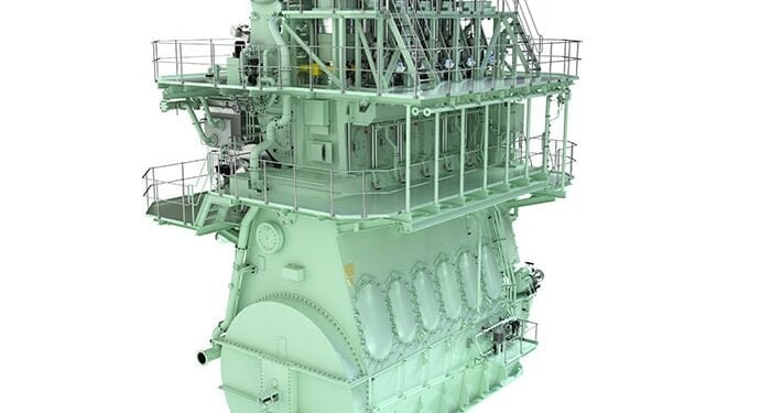 MAN B&W Otto Cycle engine with ME-GA-opti control system