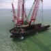 MV Flinterstar Bow Lifted from North Sea Off Belgium