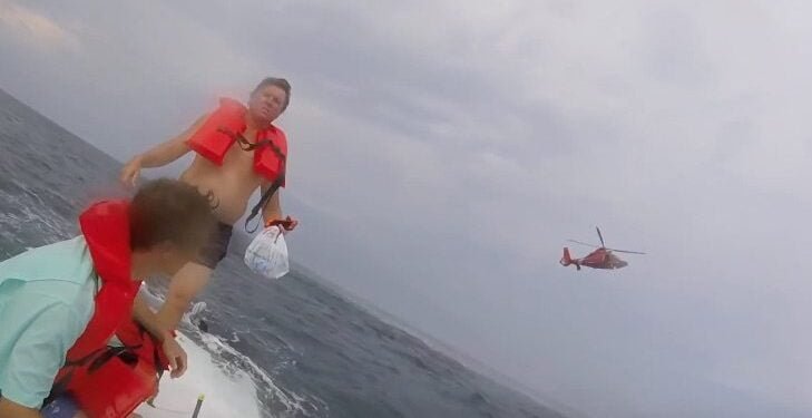 WATCH: EPIRB Leads to Successful Rescue of Four Off South Carolina