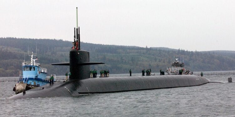 Damaged Boomer USS Louisiana (SSBN-743)