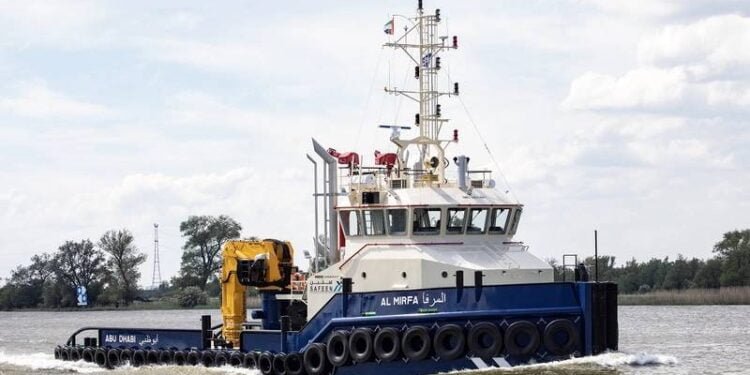 Damen Delivered New Workboat for SAFEEN Group