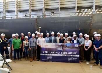 Keel Laid for US' First Plug-in Hybrid SOV