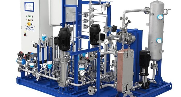 FCM Methanol mounted on a skid