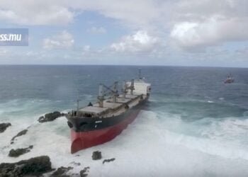 Bulk Carrier Hard Aground in Mauritius After Fight On Board